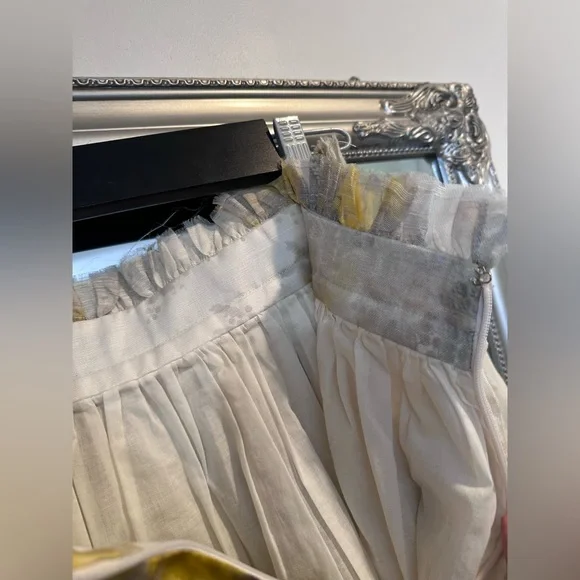 AUTHENTIC ZIMMERMANN WILD BOTANICA WATTLE SKIRT - SIZE 0 - Picture 9 of 15